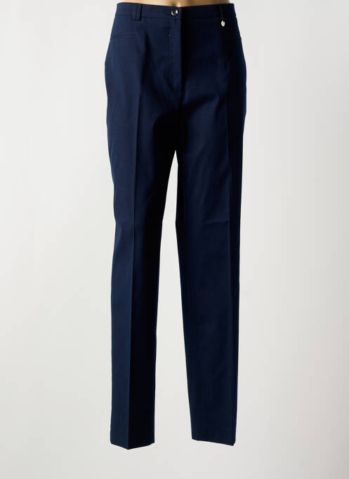 Pantalon slim albastru BRUNO SAINT HILAIRE femeie