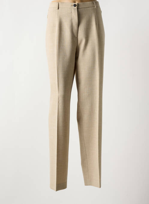 Pantalon drept bej BRUNO SAINT HILAIRE femeie