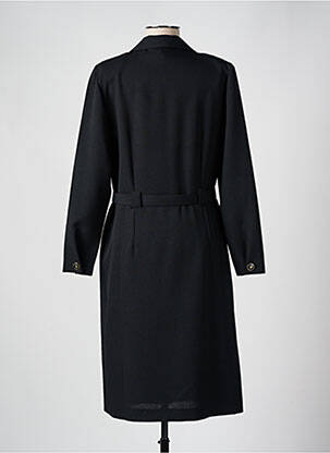 Rochie midi mâneci lungi mâneci lungi negru MARCELLE GRIFFON femeie