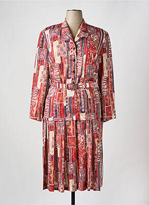 Rochie midi portocaliu JEAN CLAUDE MARTIN femeie