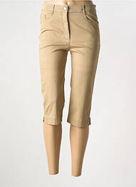Pantalon trei sferturi buzunare bej STARK femme