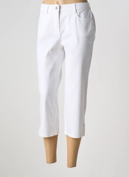 Pantalon trei sferturi alb LEBEK femeie