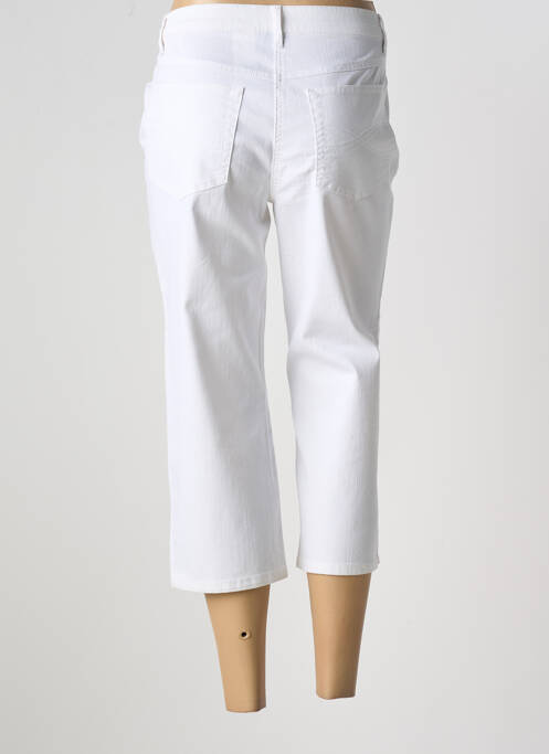 Pantalon trei sferturi alb LEBEK femeie