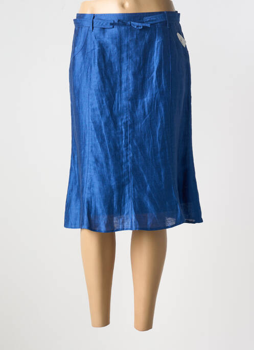 Fustă midi albastru LEBEK femeie