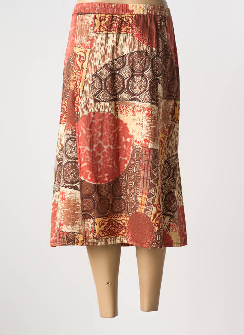 Fustă midi maro K'TENDANCES femeie