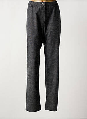Pantalon drept talie elastică gri KARTING femeie