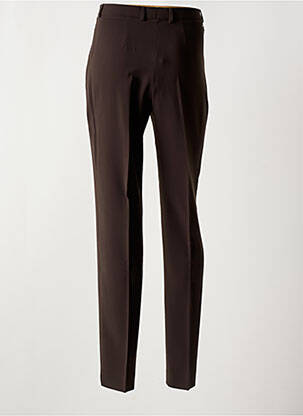 Pantalon slim buzunare maro SAINT HILAIRE femeie