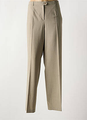 Pantalon drept bej LUCIA femeie