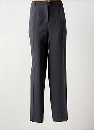 Pantalon drept talie elastică gri KARTING femeie