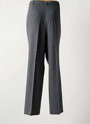 Pantalon drept talie elastică gri FRANK WALDER femeie