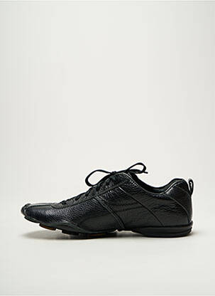 Adidași material neted vârf rotund negru BUNKER bărbat