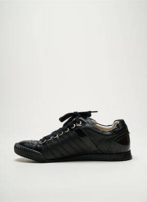 Adidași material neted vârf rotund negru NOBRAND bărbat