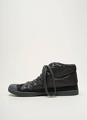 Adidași material neted toc plat până la 3 cm gri LE TEMPS DES CERISES femeie