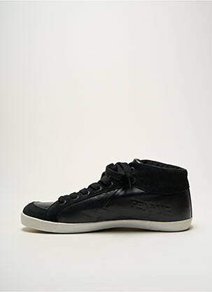 Adidași țesătură satinată vârf rotund negru FEIYUE homme