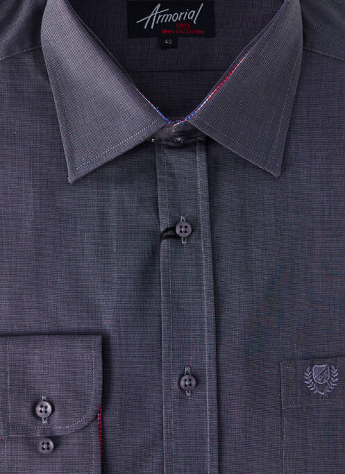 Cămașă cu mâneci lungi gri ARMORIAL bărbat