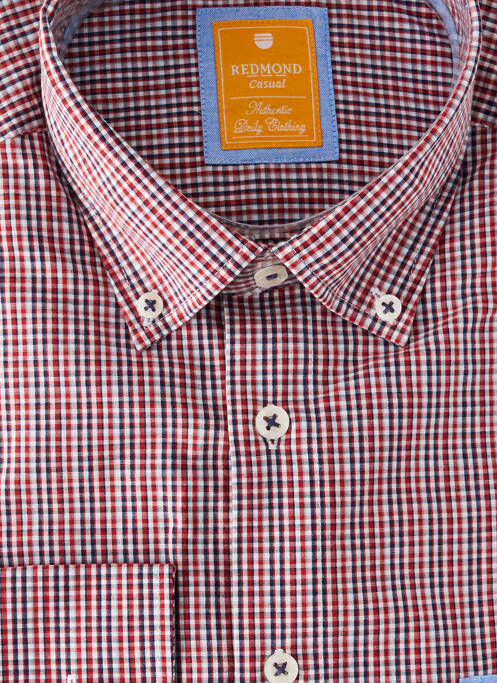 Cămașă cu mâneci lungi roșu REDMOND bărbat