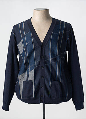 Vestă cu mâneci lungi albastru CHAIRMAN bărbat