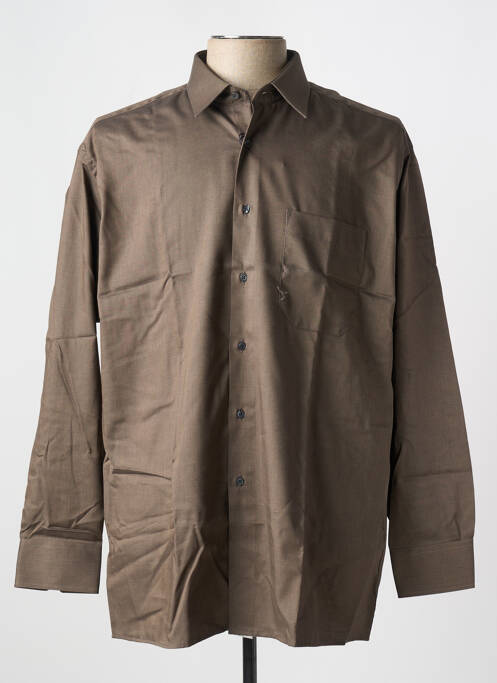 Cămașă cu mâneci lungi maro HORIZON bărbat