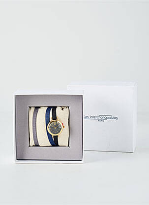 Ceas albastru LES INTERCHANGEABLES femeie