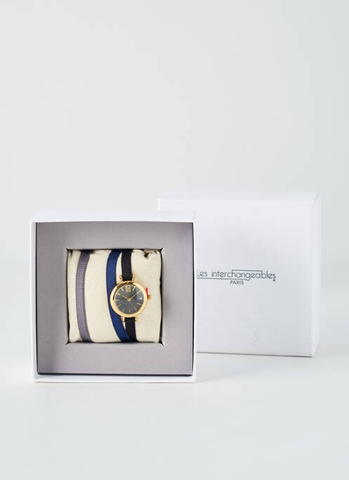Ceas albastru LES INTERCHANGEABLES femeie