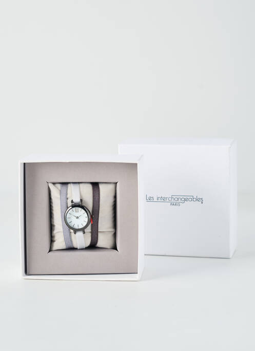 Ceas gri LES INTERCHANGEABLES femeie