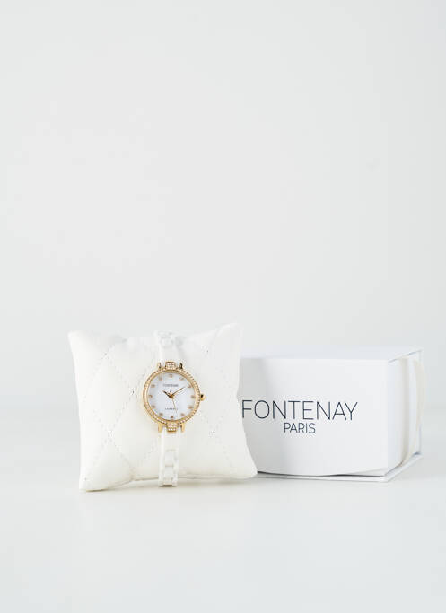 Ceas alb FONTENAY femeie