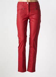 Pantalon slim țesătură acoperită mărime normală roșu BETTY BARCLAY femme