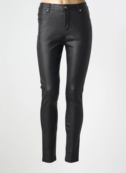 Pantalon slim negru MARBLE femeie