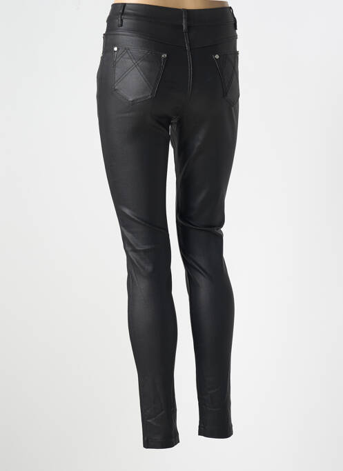 Pantalon slim negru MARBLE femeie