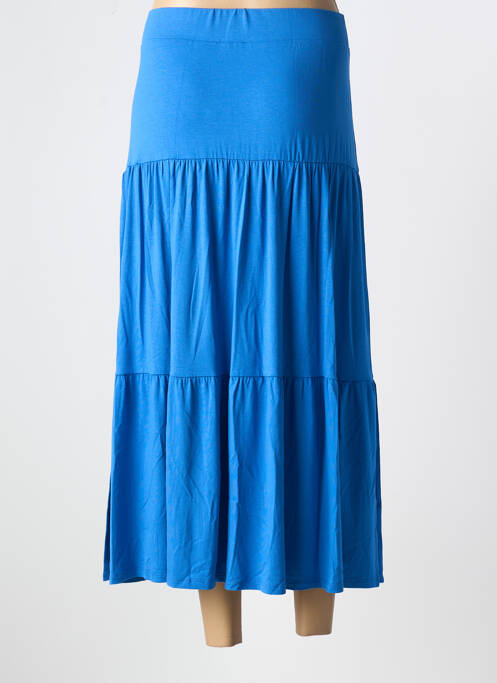 Fustă lungă albastru MARBLE femeie