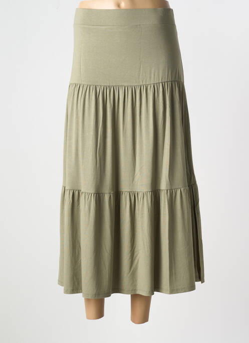 Fustă lungă verde MARBLE femeie