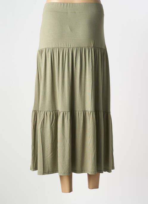 Fustă lungă verde MARBLE femeie