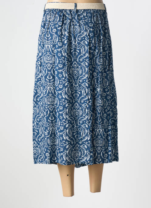 Fustă midi albastru CHRISTINE LAURE femeie