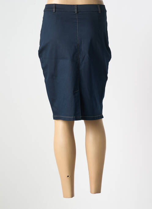 Fustă midi albastru CHRISTINE LAURE femeie