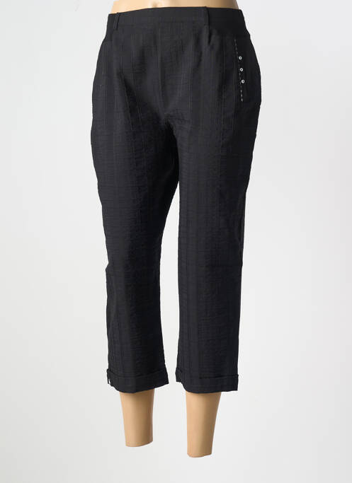 Pantalon trei sferturi negru CHRISTINE LAURE femeie
