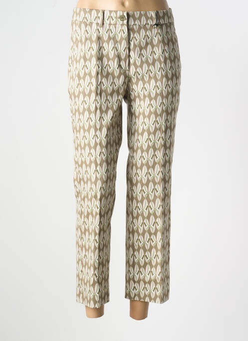 Pantalon 7/8 verde CHRISTINE LAURE femeie