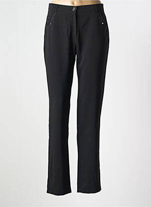 Pantalon drept negru CHRISTINE LAURE femeie