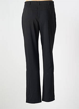 Pantalon drept țesătură poplin mărime normală negru CHRISTINE LAURE femeie