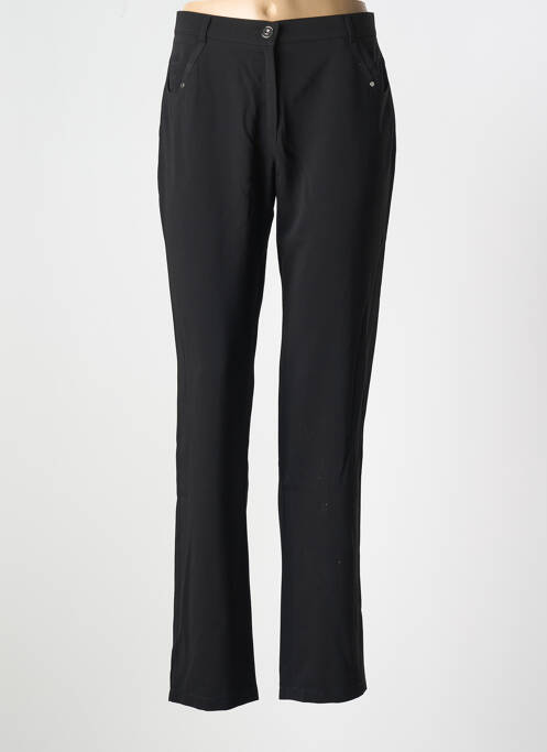 Pantalon drept negru CHRISTINE LAURE femeie