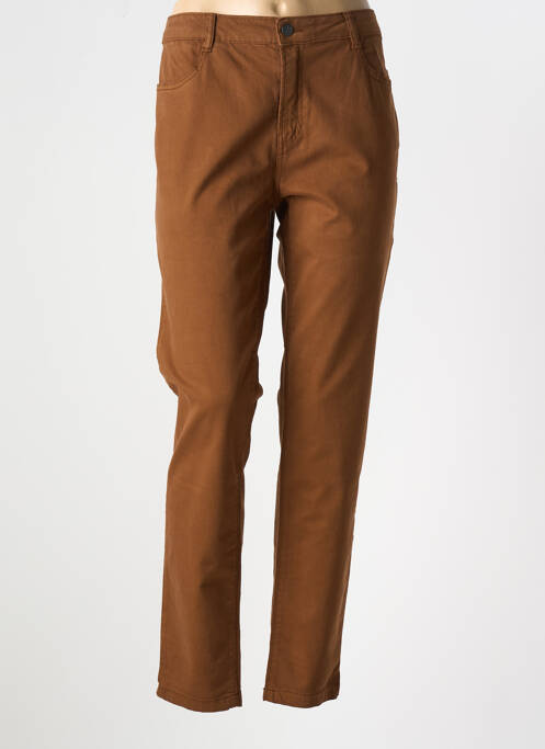 Pantalon slim maro LE PETIT BAIGNEUR femeie