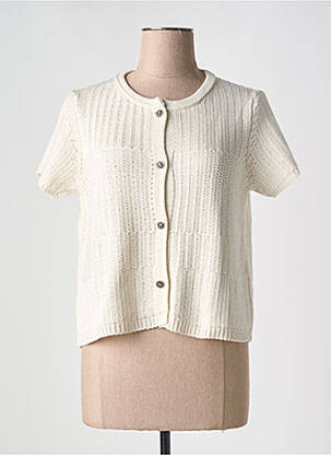 Vestă cu mâneci scurte bej TINTA STYLE femeie