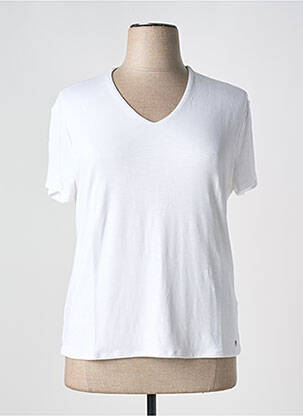 Tricou alb MARBLE femeie