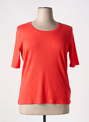 Tricou elasticitate mâneci scurte portocalie BETTY BARCLAY femeie