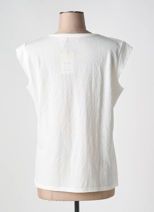 Tricou elasticitate mâneci scurte bej TINTA STYLE femme