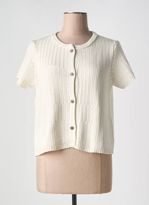 Vestă cu mâneci scurte bej TINTA STYLE femeie