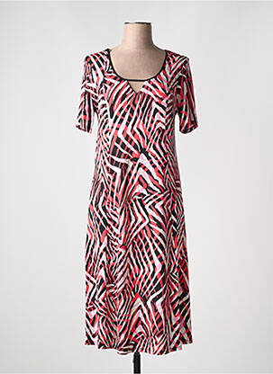 Rochie midi roz BARANDI femeie