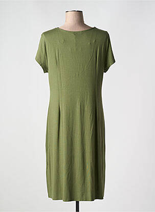 Rochie midi mâneci scurte mâneci scurte verde BARANDI femeie