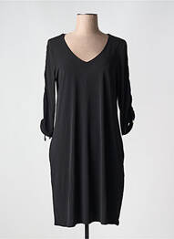 Rochie midi mâneci lungi mâneci lungi negru BARANDI femeie