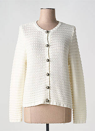 Vestă cu mâneci lungi alb MARBLE femeie