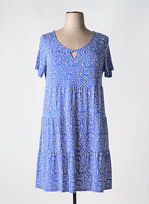 Rochie midi albastru BARANDI femeie